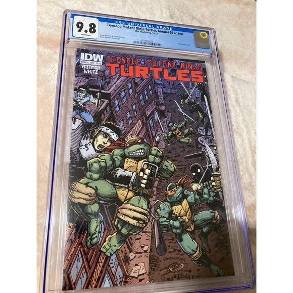 9.8 CGC Teenage Mutant Ninja Turtles Annual 2012 IDW Comics Eastman Waltz - Picture 1 of 3